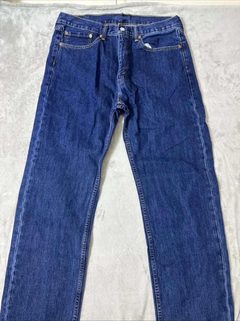 Levi’s 505 regular fit jeans men’s 36x34 dark wash straight leg